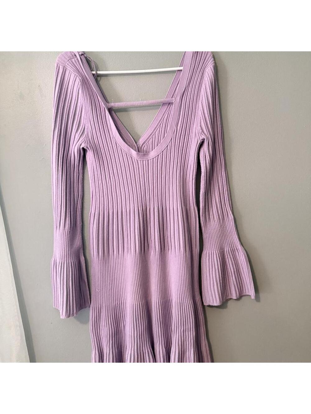 Daily practice by anthropologie purple dress - Picture 3 of 5